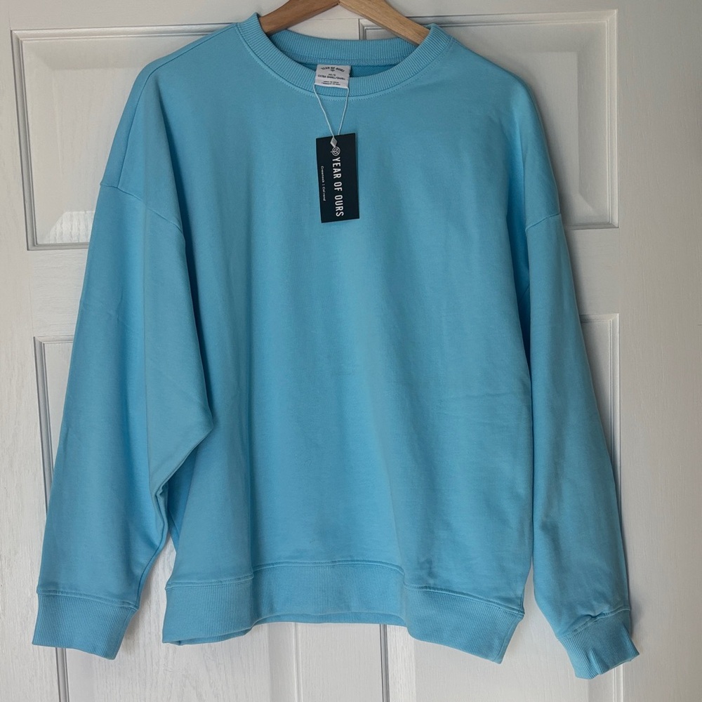 Year of Ours Sky Blue Crewneck Sweater